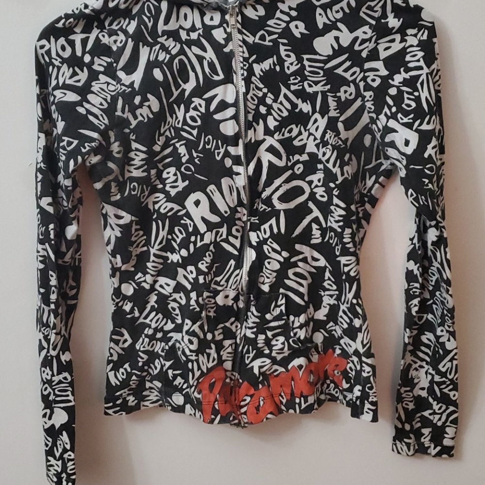 Paramore zip up hoodsweater